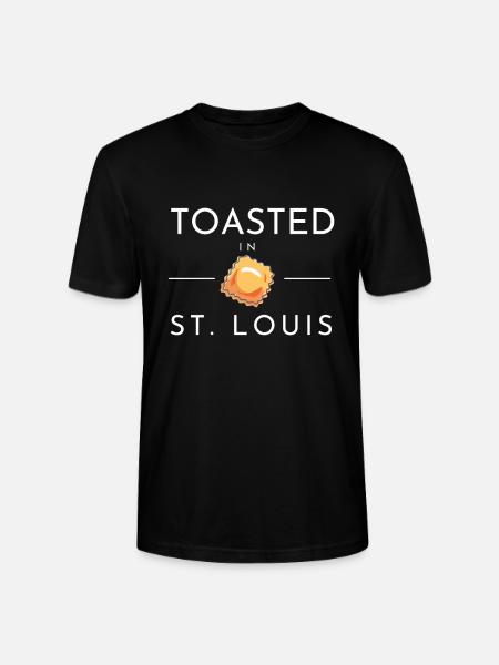 St. Louis Toasted Ravioli - Stanley/Stella CRAFTER Unisex Organic T-Shirt - black