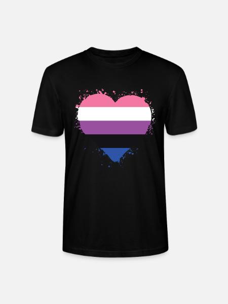 Pride LGBTQ. Statement - Stanley/Stella CRAFTER Unisex Organic T-Shirt - black