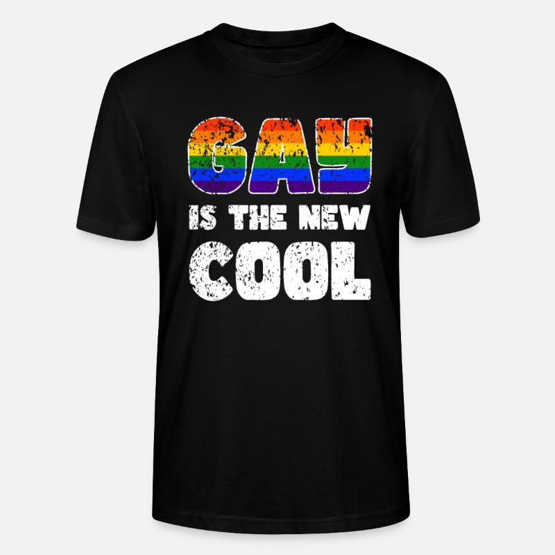 Fierté LGBTQ. Déclaration - T-shirt bio CRAFTER Stanley Stella Unisexe - noir