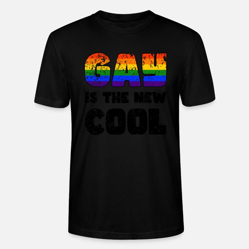 Pride LGBTQ. Statement - Stanley/Stella CRAFTER Unisex Organic T-Shirt - black