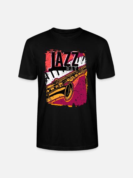Jazz Music Improvisation Festival - Stanley/Stella CRAFTER Unisex Organic T-Shirt - black