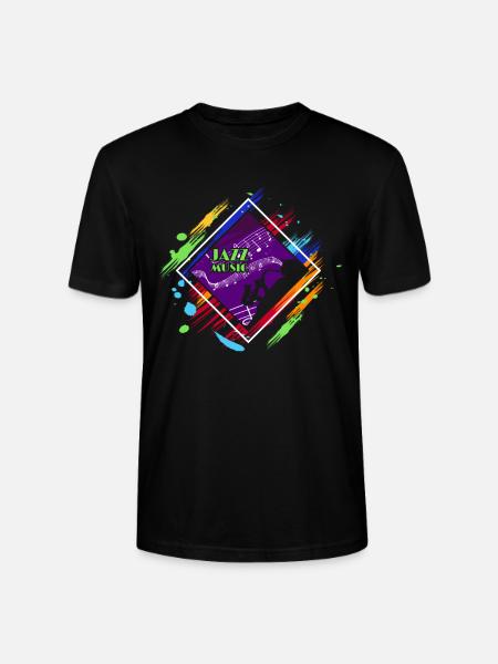 Jazz Music Improvisation Festival - Stanley/Stella CRAFTER Unisex Organic T-Shirt - black
