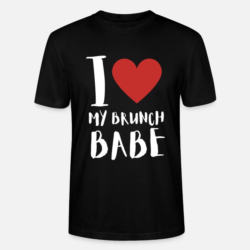 Babes Who Brunch Squat - Stanley/Stella Unisex Bio-T-Shirt CRAFTER - Schwarz