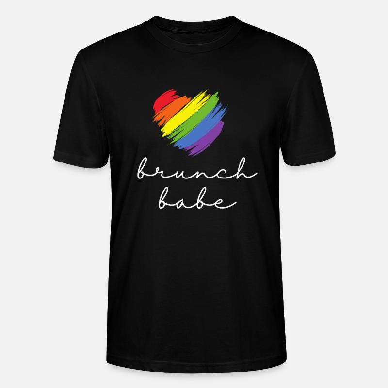 Babes Who Brunch Squat - Stanley/Stella Unisex Bio-T-Shirt CRAFTER - Schwarz