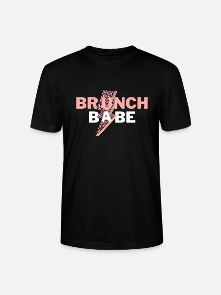 Babes Who Brunch Squat - Stanley/Stella CRAFTER Unisex Organic T-Shirt - black