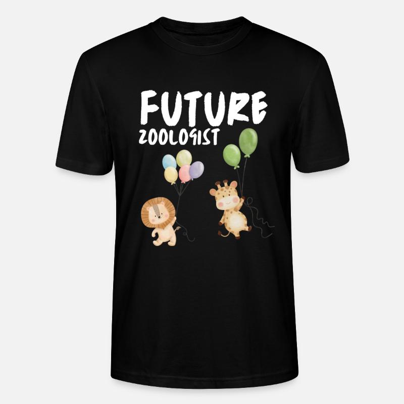 Future Zoologist Birthday Wildlife - T-shirt bio CRAFTER Stanley Stella Unisexe - noir