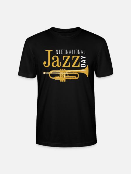 Jazz Music Improvisation Festival - Stanley/Stella CRAFTER Unisex Organic T-Shirt - black