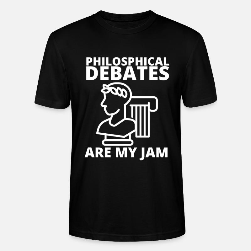 Philosophical Debate Feeling Philoslothical - Stanley/Stella CRAFTER Unisex Organic T-Shirt - black