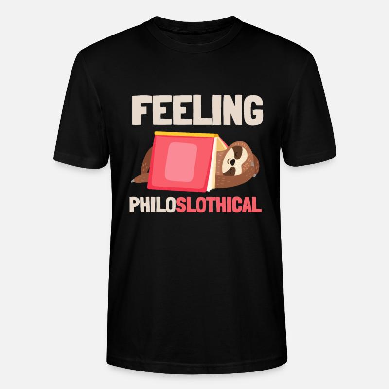 Philosophical Debate Feeling Philoslothical - Stanley/Stella Unisex Bio-T-Shirt CRAFTER - Schwarz
