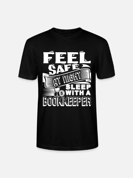 Bookkeeper Sleep With A Bookkeeper - Stanley/Stella CRAFTER Unisex Organic T-Shirt - black