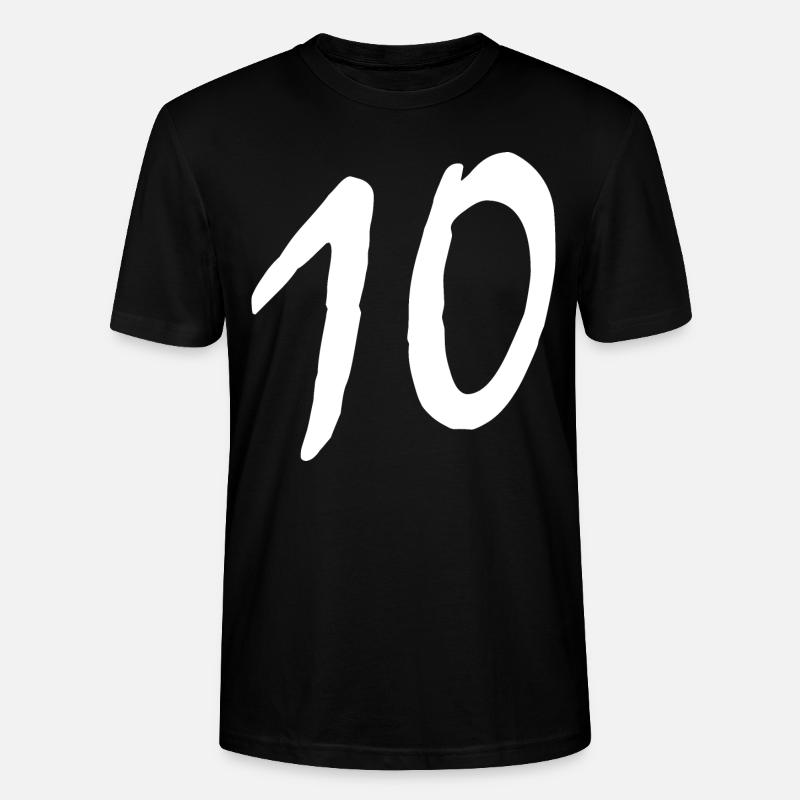 10 - Stanley/Stella Unisex Bio-T-Shirt CRAFTER - Schwarz