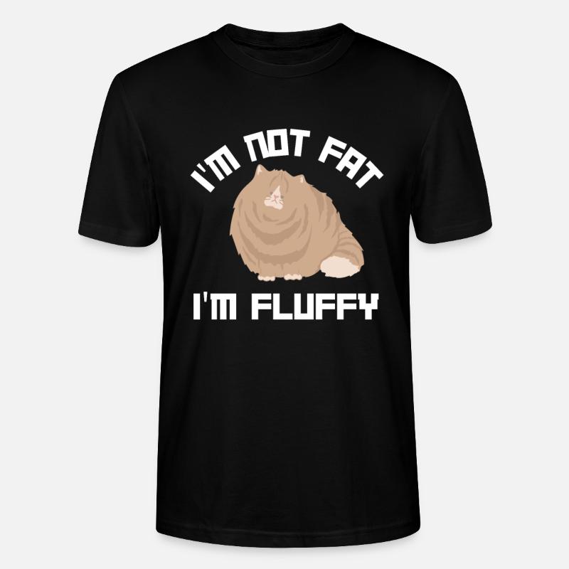 Fat Cat Obesity - Stanley/Stella Unisex Bio-T-Shirt CRAFTER - Schwarz