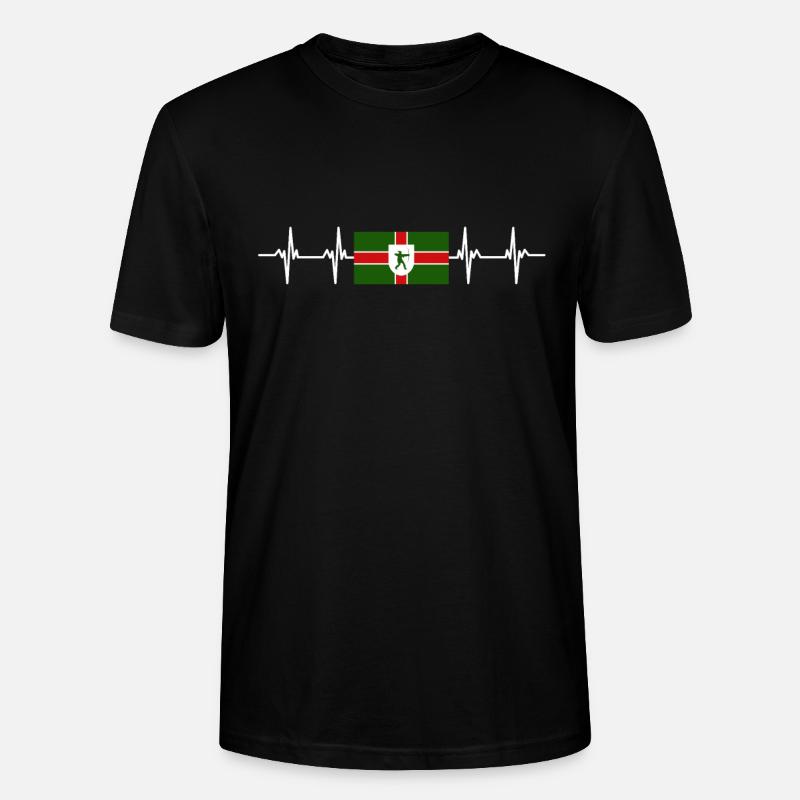 Royaume-Uni Drapeau du Nottinghamshire - T-shirt bio CRAFTER Stanley Stella Unisexe - noir