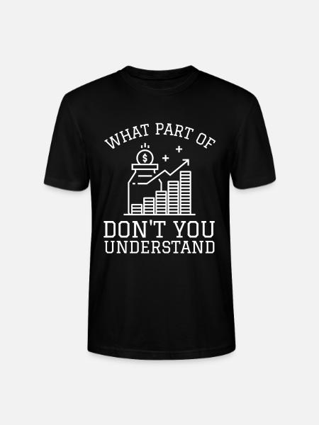 Investment Strategy Buy And Hold - Stanley/Stella CRAFTER Unisex Organic T-Shirt - black