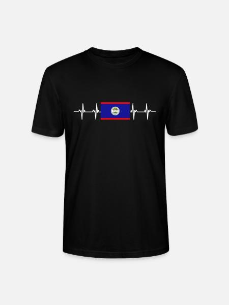 Mexican Mexico Belice Flag - Stanley/Stella CRAFTER Unisex Organic T-Shirt - black