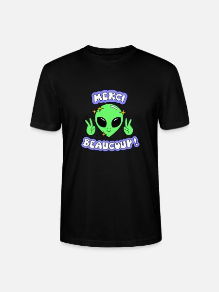 Oui Oui Merci - Stanley/Stella CRAFTER Unisex Organic T-Shirt - black