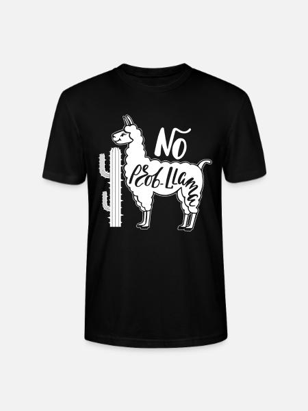 Llama No Prob Llama - Stanley/Stella CRAFTER Unisex Organic T-Shirt - black