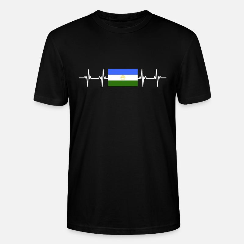 Drapeau russe - Bachkortostan - T-shirt bio CRAFTER Stanley Stella Unisexe - noir