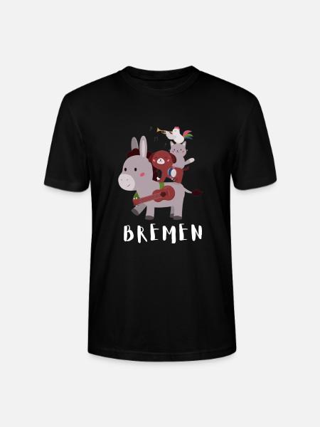 Bremen Town Musicians - Stanley/Stella Unisex Bio-T-Shirt CRAFTER - Schwarz