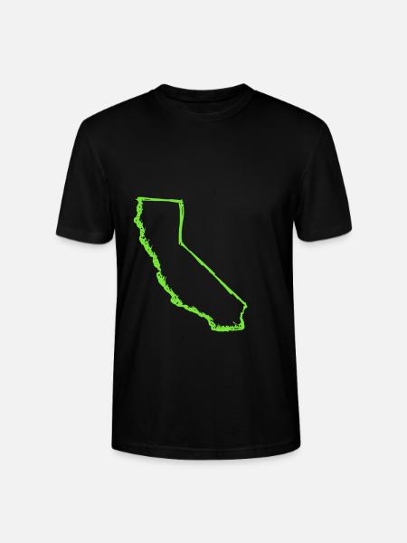 California This Place - Stanley/Stella CRAFTER Unisex Organic T-Shirt - black