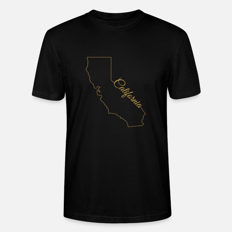 California This Place - Stanley/Stella Unisex Bio-T-Shirt CRAFTER - Schwarz