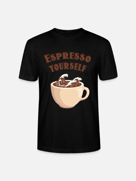 World Coffee Day - Stanley/Stella CRAFTER Unisex Organic T-Shirt - black