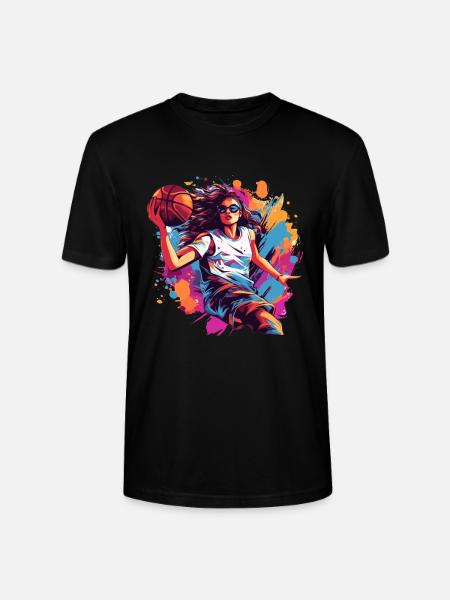 BASKETBALL forever! - Stanley/Stella CRAFTER Unisex Organic T-Shirt - black