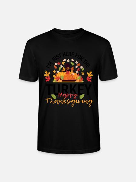 Get ready for Thanksgiving - Stanley/Stella CRAFTER Unisex Organic T-Shirt - black