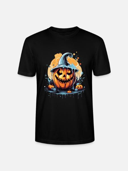 Spooky mood of Halloween - Stanley/Stella CRAFTER Unisex Organic T-Shirt - black