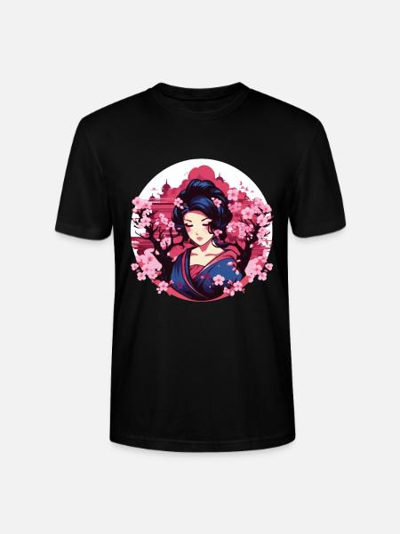 Geisha of Japan - Stanley/Stella CRAFTER Unisex Organic T-Shirt - black