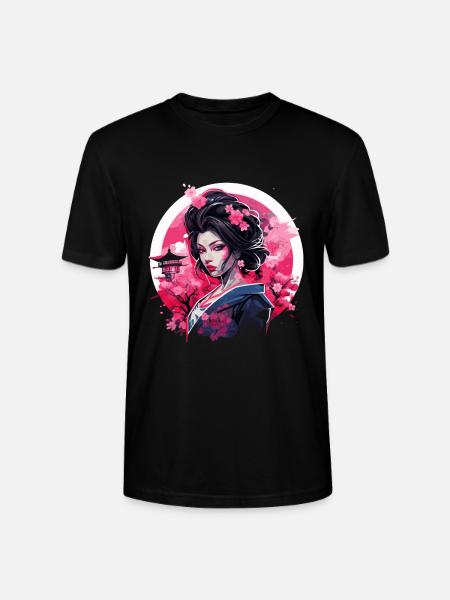 Geisha of Japan - Stanley/Stella CRAFTER Unisex Organic T-Shirt - black