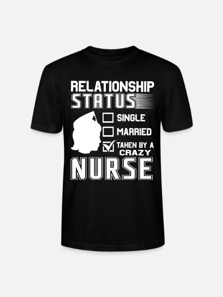 Nurse Nurse Relationship Status - Stanley/Stella CRAFTER Unisex Organic T-Shirt - black