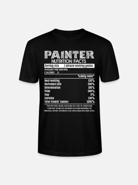 Painter Painter Nutrition Facts - Stanley/Stella CRAFTER Unisex Organic T-Shirt - black