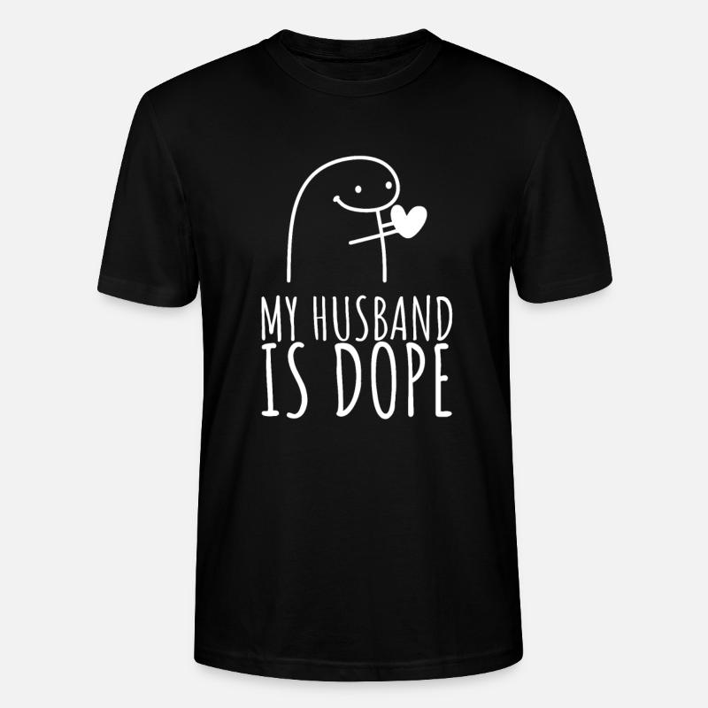 Mariage - Mon mari est - T-shirt bio CRAFTER Stanley Stella Unisexe - noir
