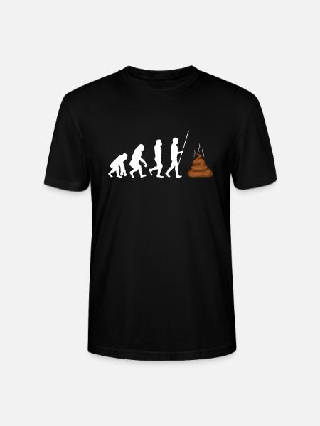 I Poop A Lot - Stanley/Stella CRAFTER Unisex Organic T-Shirt - black