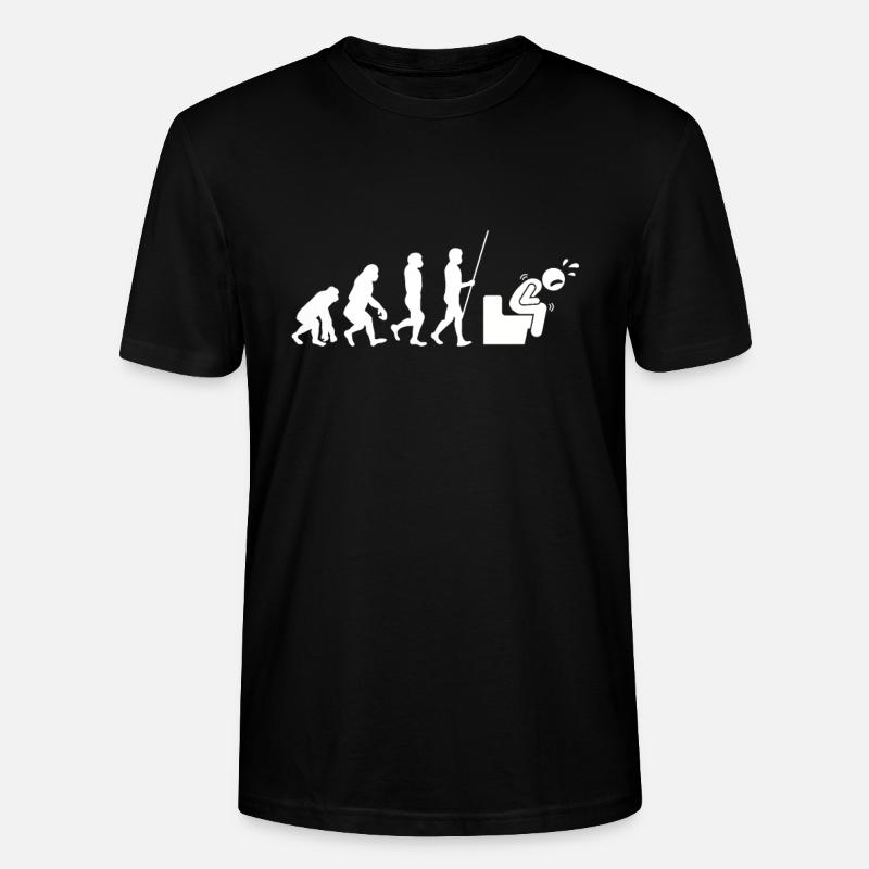 Je fais beaucoup caca - T-shirt bio CRAFTER Stanley Stella Unisexe - noir