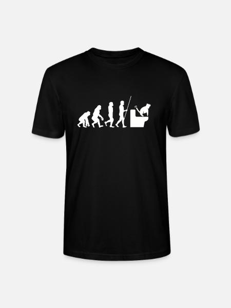 I Poop A Lot - Stanley/Stella CRAFTER Unisex Organic T-Shirt - black
