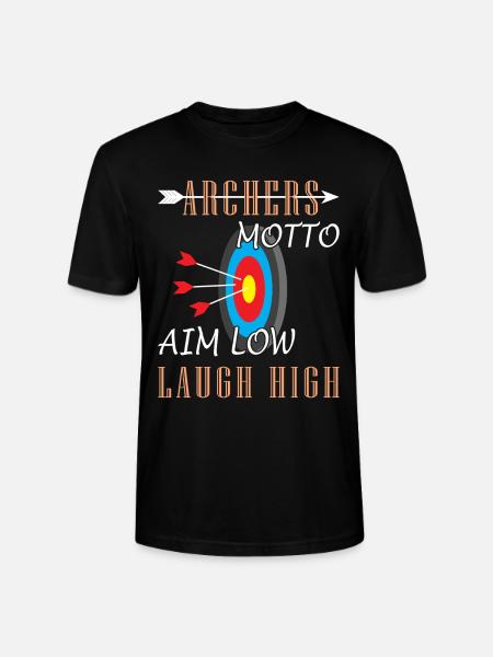 Bogenschießen Bogenschütze - Stanley/Stella Unisex Bio-T-Shirt CRAFTER - Schwarz