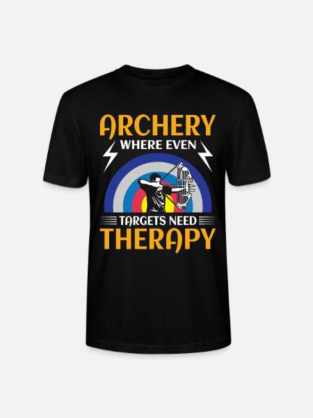 Bogenschießen Bogenschütze - Stanley/Stella Unisex Bio-T-Shirt CRAFTER - Schwarz
