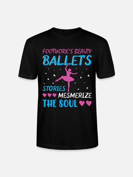 Ballerina Ballett mädchen - Stanley/Stella Unisex Bio-T-Shirt CRAFTER - Schwarz