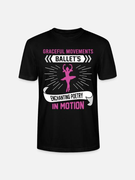 Ballerina Ballett mädchen - Stanley/Stella Unisex Bio-T-Shirt CRAFTER - Schwarz