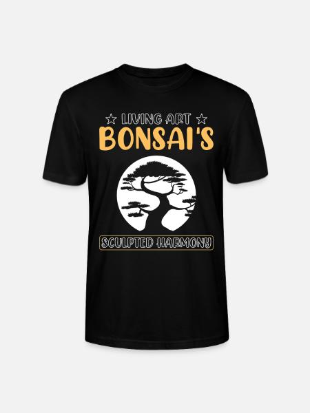 Bonsai Tree - Stanley/Stella Unisex Bio-T-Shirt CRAFTER - Schwarz