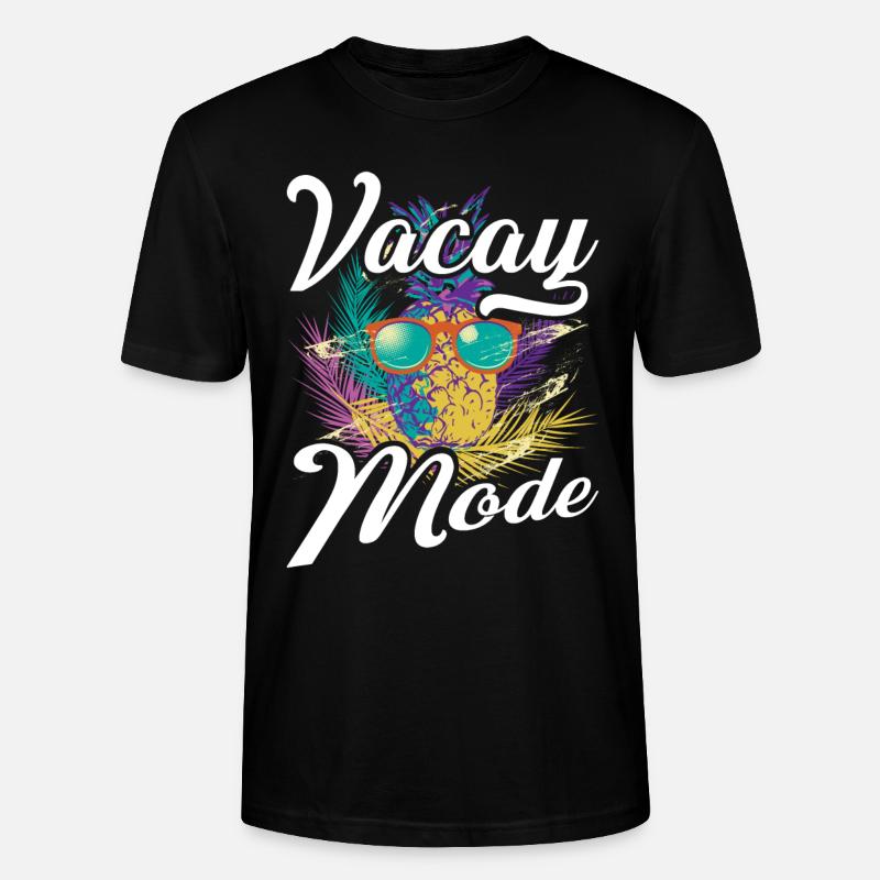 VACAY MODE - Stanley/Stella Unisex Bio-T-Shirt CRAFTER - Schwarz