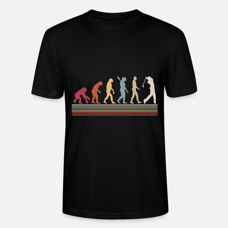 Golf Evolution - Stanley/Stella Unisex Bio-T-Shirt CRAFTER - Schwarz