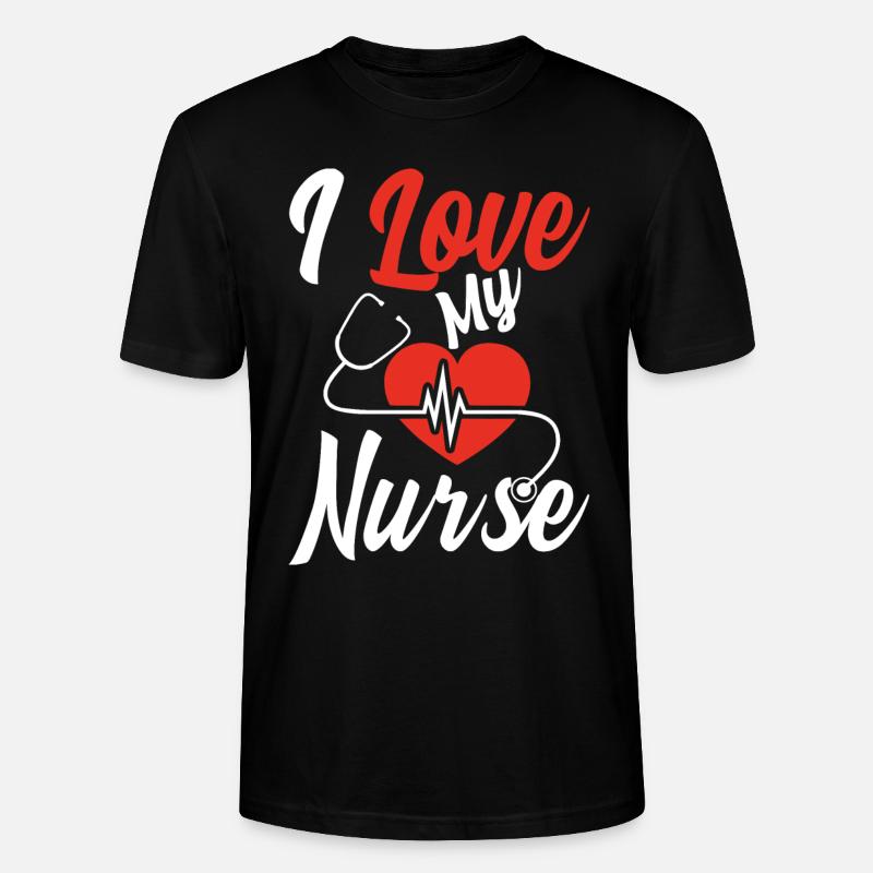 J'aime mon infirmière - T-shirt bio CRAFTER Stanley Stella Unisexe - noir