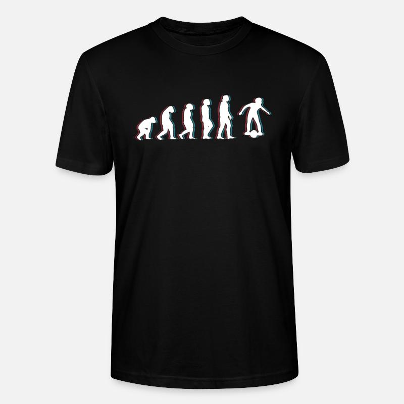 Evolution Onewheel Shirt Geschenk - Stanley/Stella Unisex Bio-T-Shirt CRAFTER - Schwarz