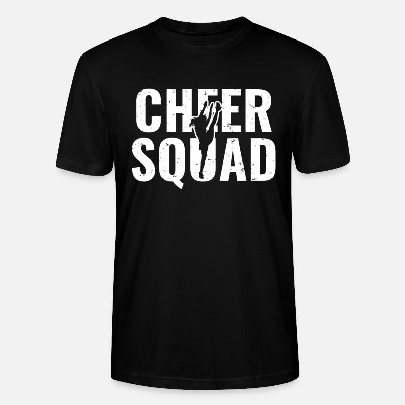 Cheer Squad Cheerleader Team Geschenk - Stanley/Stella Unisex Bio-T-Shirt CRAFTER - Schwarz