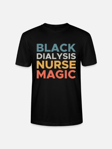 Black Dialysis Nurse Magic - Stanley/Stella Unisex Bio-T-Shirt CRAFTER - Schwarz