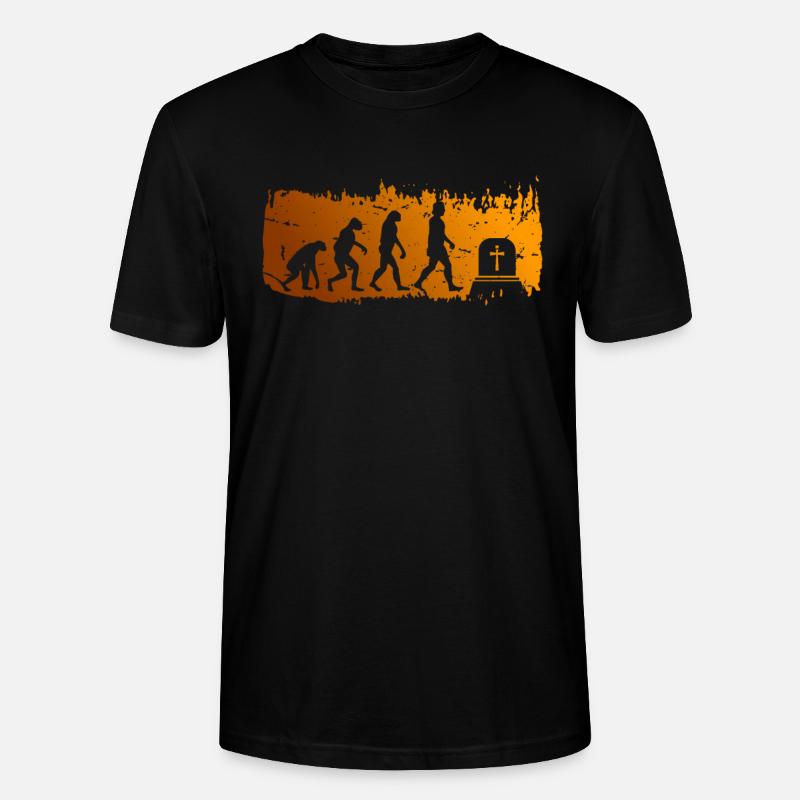 Evolution Undertaker Shirt Cadeau - T-shirt bio CRAFTER Stanley Stella Unisexe - noir