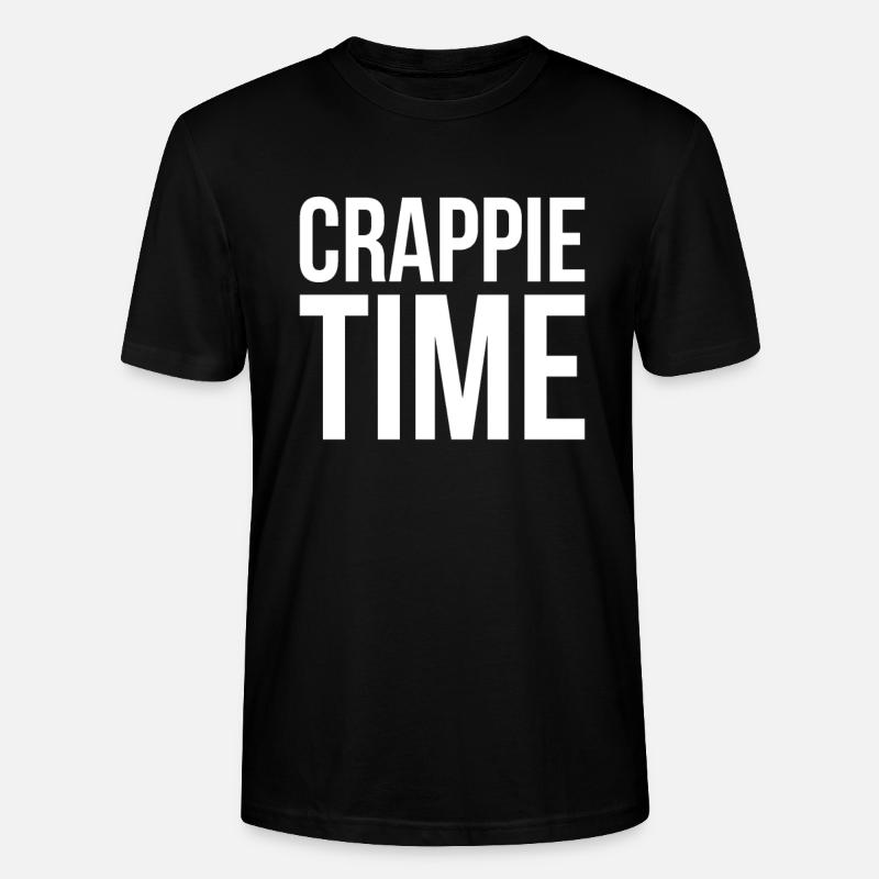 Crappie Time - Stanley/Stella Unisex Bio-T-Shirt CRAFTER - Schwarz